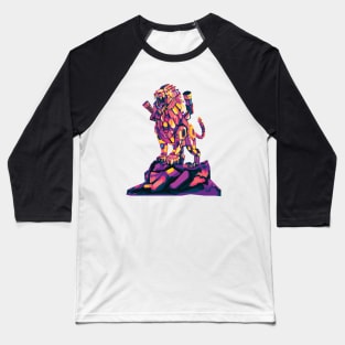 Mecha lion Baseball T-Shirt